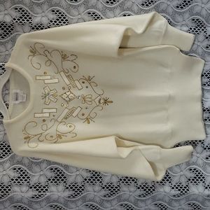 Vintage Leslie Fay  Embelished Sweater